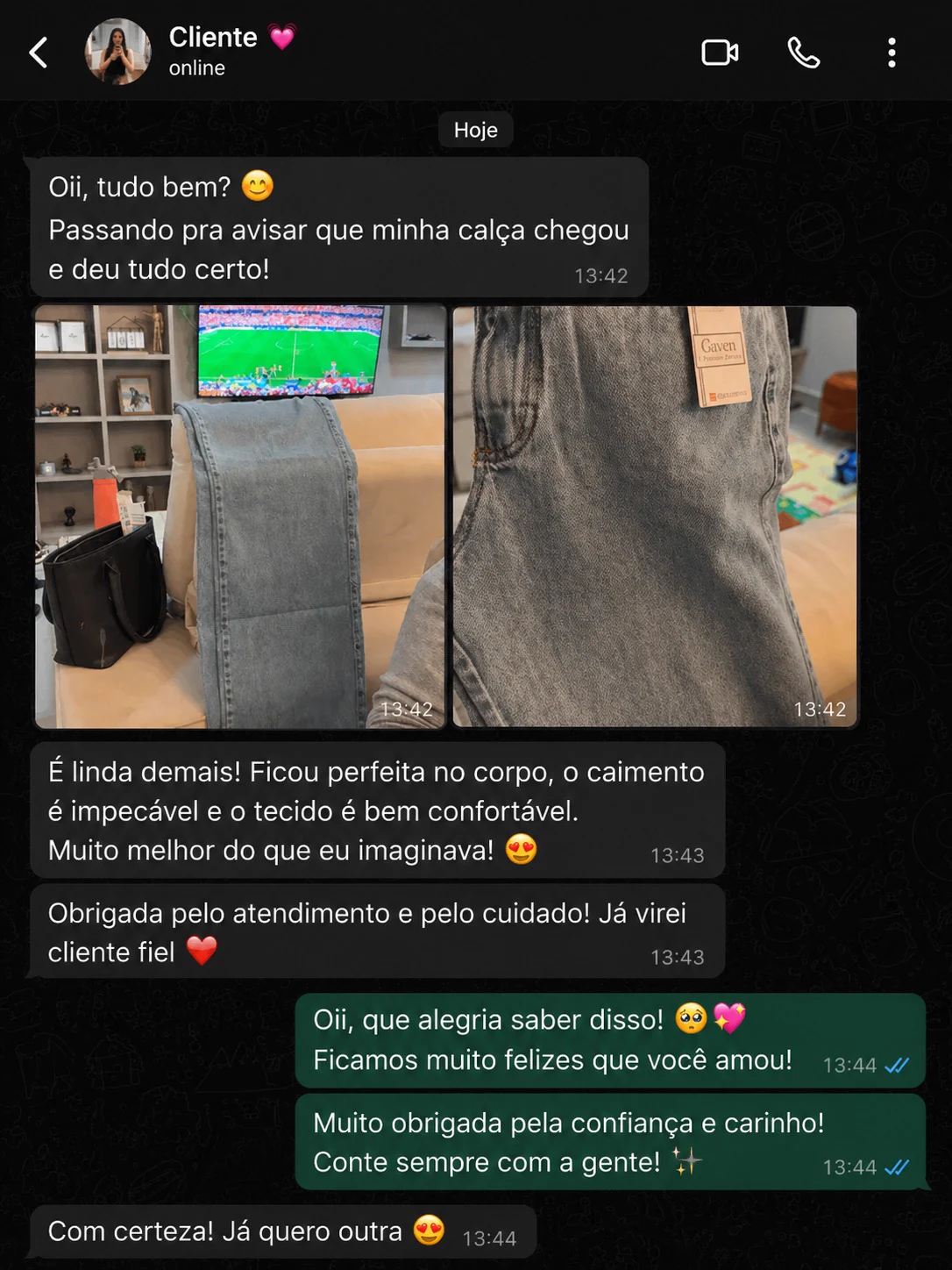print de entrega